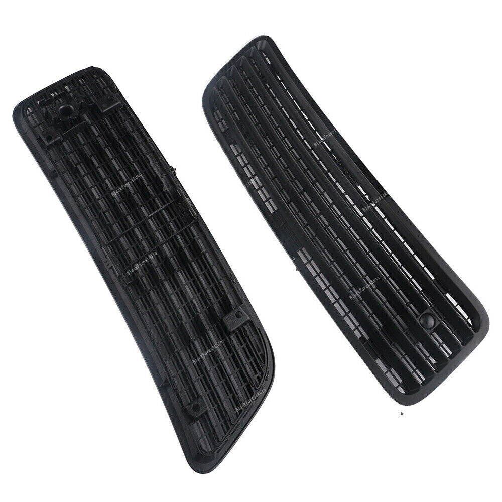 Pair Front Right  Left Hood Upper Grill Vent Fits 2007-2011 for Benz W221 Black Q