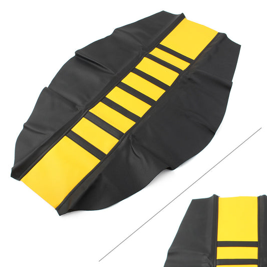 Yellow Motor Gripper Soft for Seat Cover Rib Skin Rubber for Dirt Pit Bike Universal