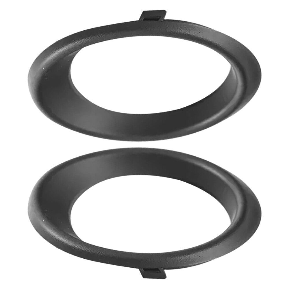 2Pcs Front Left+Right Side Fog Lamp Ornamental Molding Black For W204 C-Class
