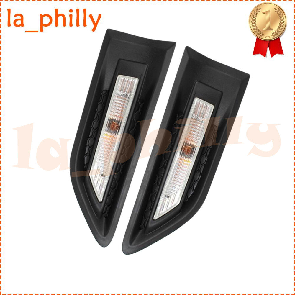 2x Front Right+Left Fender Garnish Molding for Kia Soul 2010 2011 2012 2013