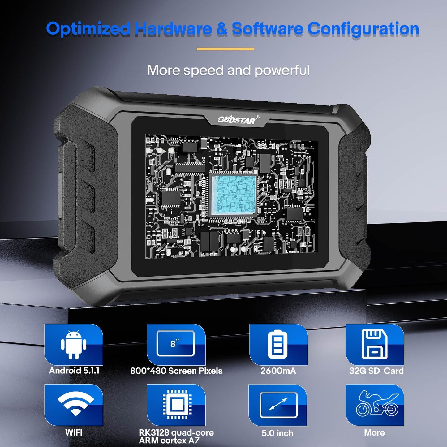 OBDSTAR iScan for Ducati Motorcycle Diagnostic Scanner  K¨¦y Program +M041 Cable