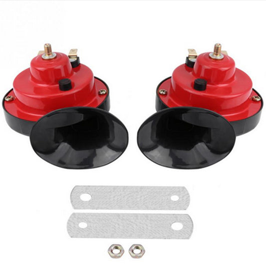 2Pcs 12V Loud Car Truck 105DB Dual-tone Snail Electric Air Horn Auto Accessory