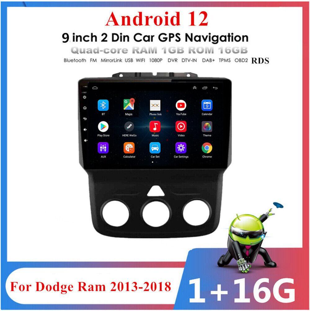 Compatible with 2013-2018 for Ram pickup stereo unit navigation Wi-Fi radio 9 Android 12.0 head- n