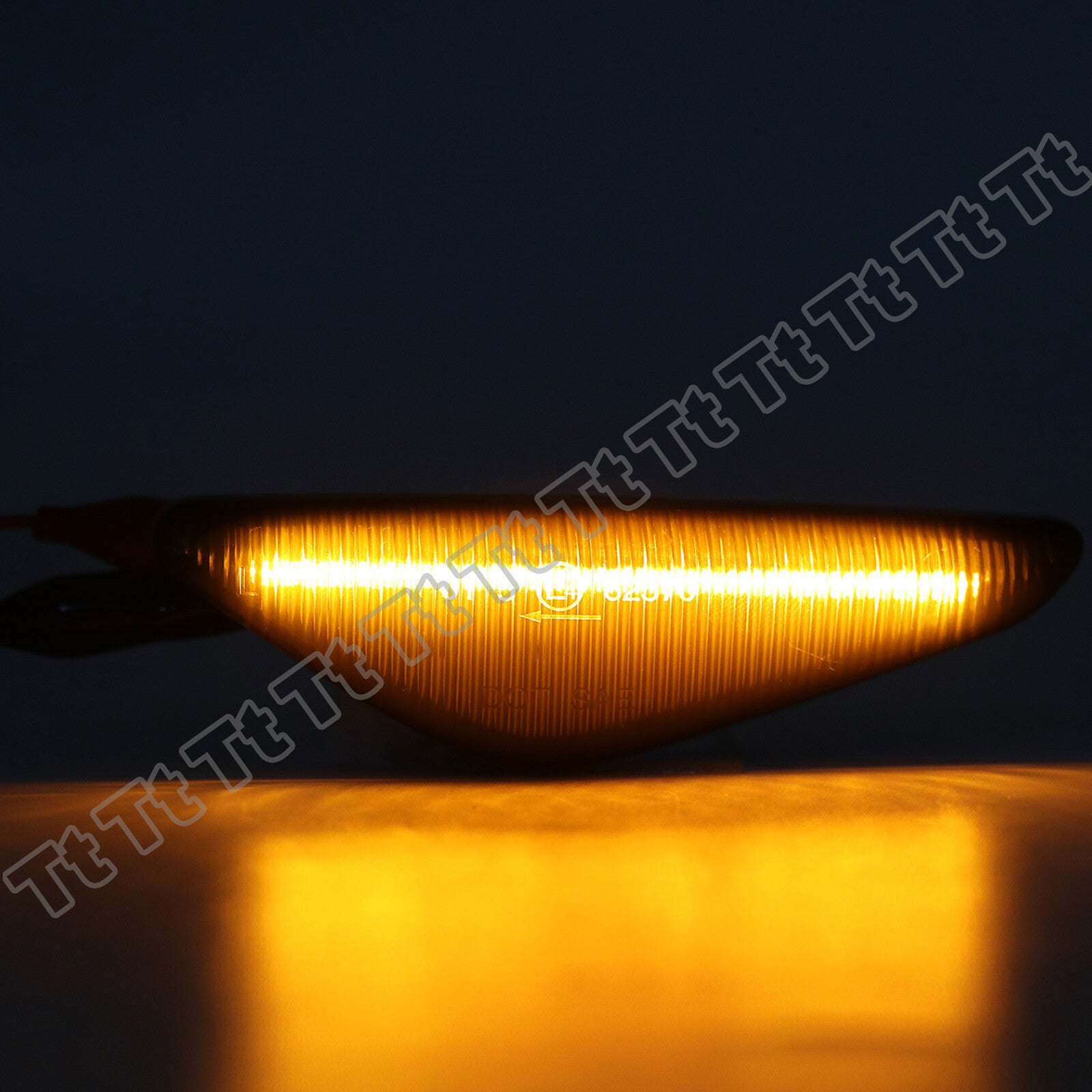 Smoked LED side marker lights for X3 F25 X5 E70 X6 E71 E72 turn signal lights - v