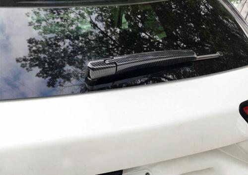 Tail Rear Window Wipers Moulding Carbon Fiber Cover Trim for Ford Escape 2020-22