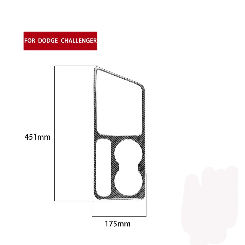 Replacement for Dodge for Challenger 2008-2014 Water Cup Holder Frame Trim Cover New n