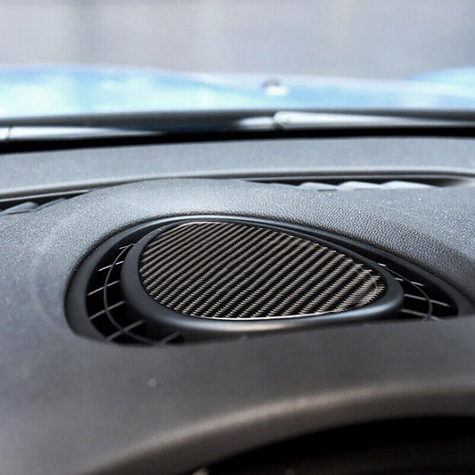 Carbon Fiber Dashboard Air Vent Outlet Cover Trim for BMW for Mini Cooper F54 F55F56