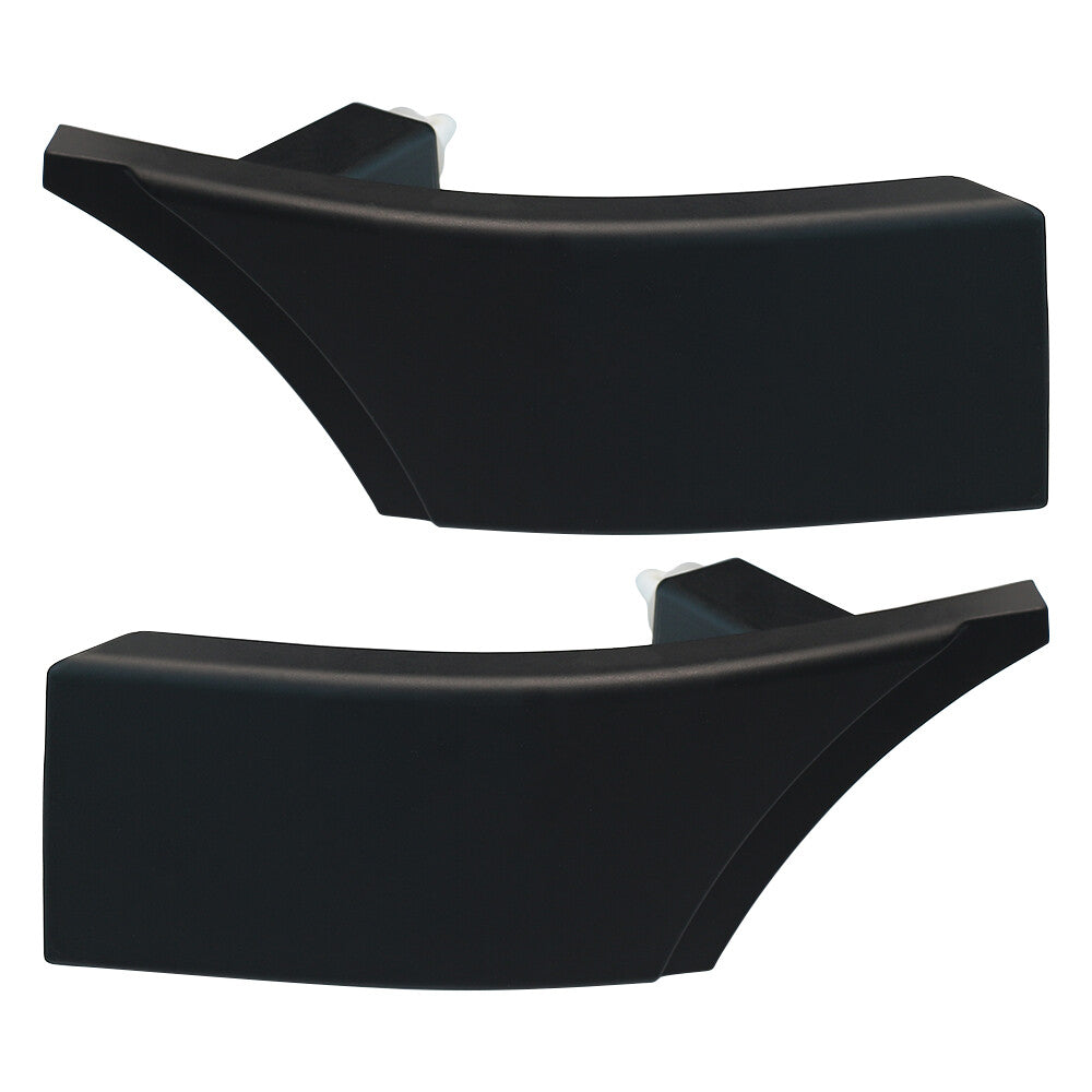 2 Front Headlamp Lower Moldings Left  Right for 2007-14 for Toyota FJ Cruiser Black