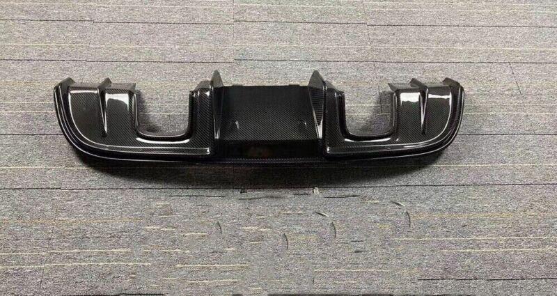 Carbon fiber rear bumper diffuser for Porsche 718 Boxter Cayman 2017 - 2021