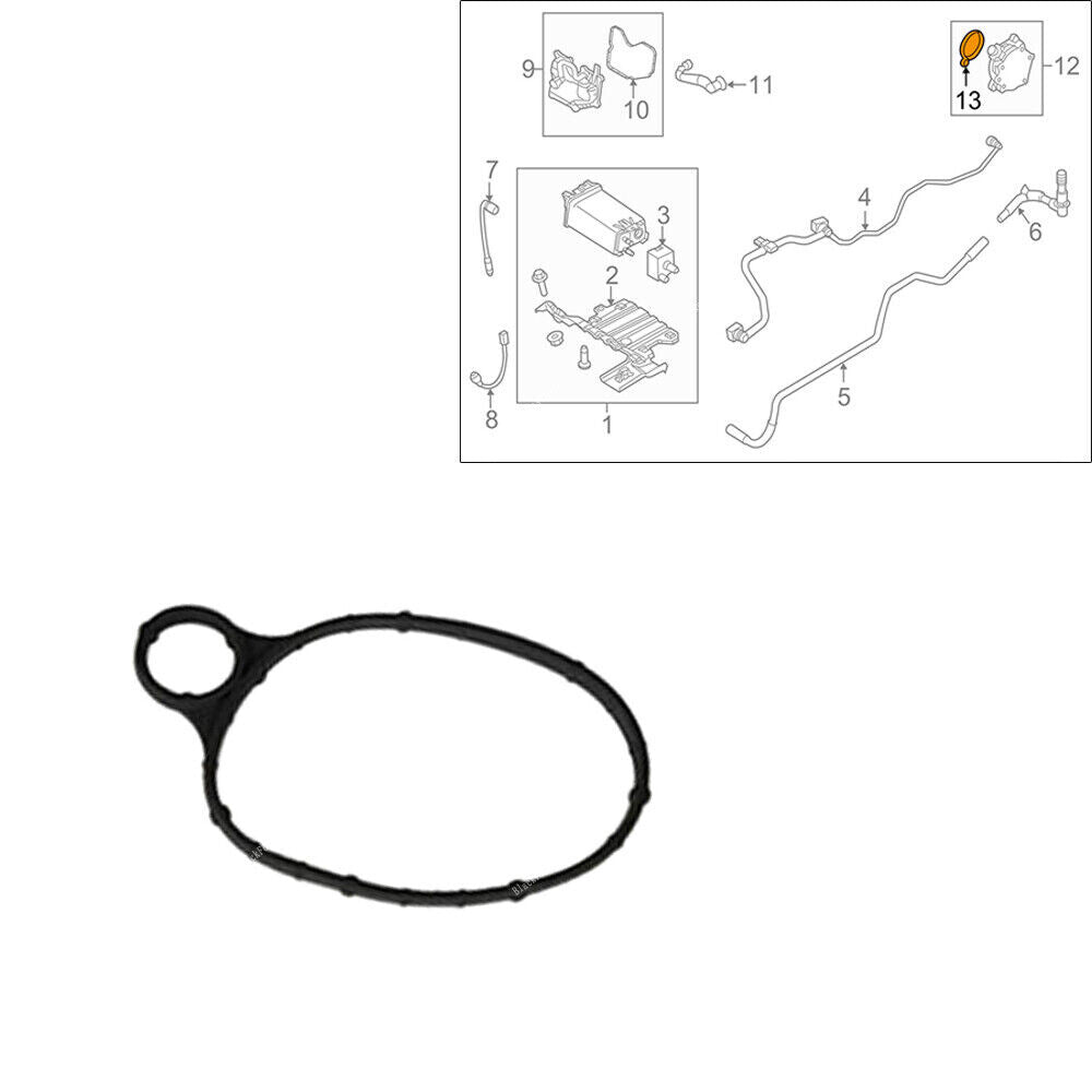 Vacuum Pump Gasket for Ford Explorer 2012-2019 ABS Black BB5Z2A572B Q