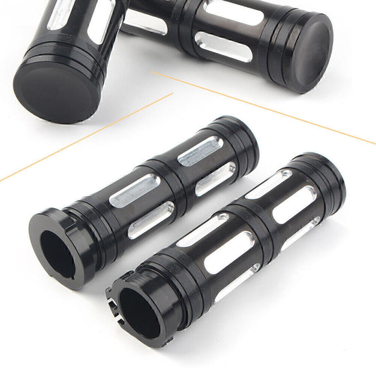 CNC 1 Lenker Handgriff f¨¹r for Harley Sportster Dyna Softail Road King Schwarz