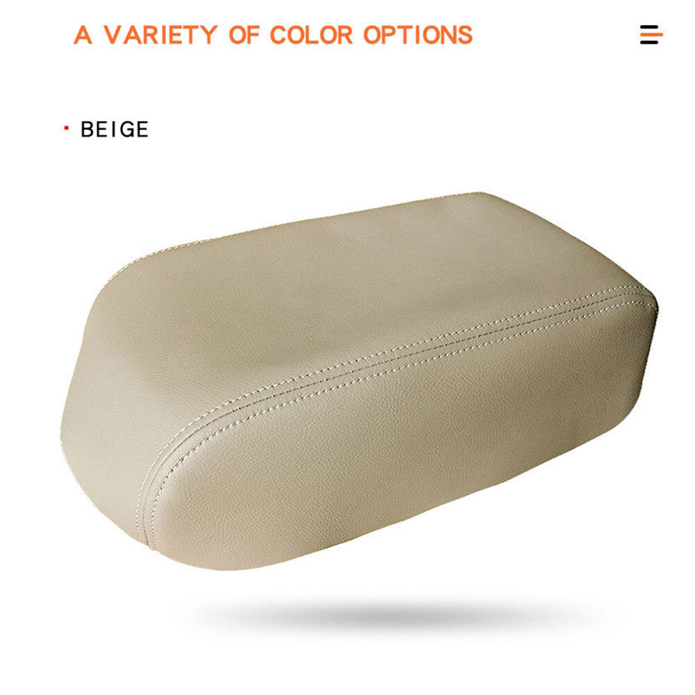Leather center console cover and armrest protector for Avalon 2000-2004, beige. n