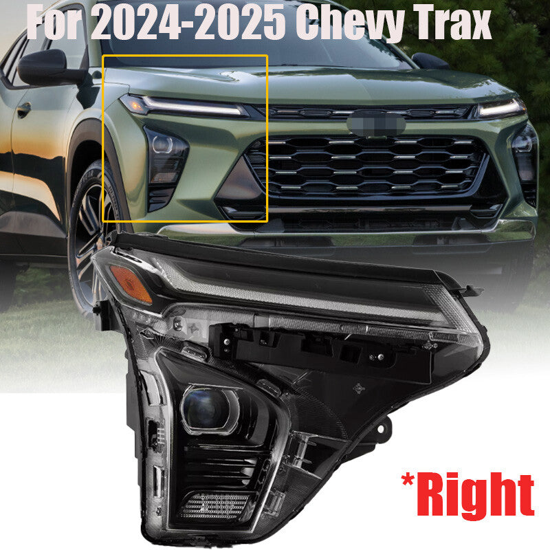 For 2024-2025 for Chevy Trax LED DRL Projector Headlight Headlamp Passenger Side n