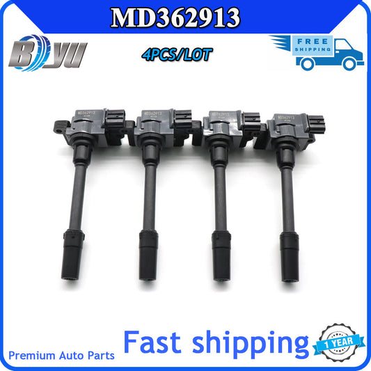 Ignition coil package MD362913 for Lancer Mirage Eclipse Galant 4PCS - 4X- v