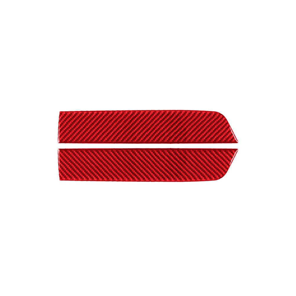 Red Carbon Fiber Passenger Door Lift Control Cover Trim For Hilux 2015-21 v