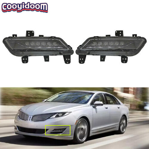 Fog Lights Assembly Daytime Running Fog Lamps for Lincoln MKZ 2013 -2016 LHRH