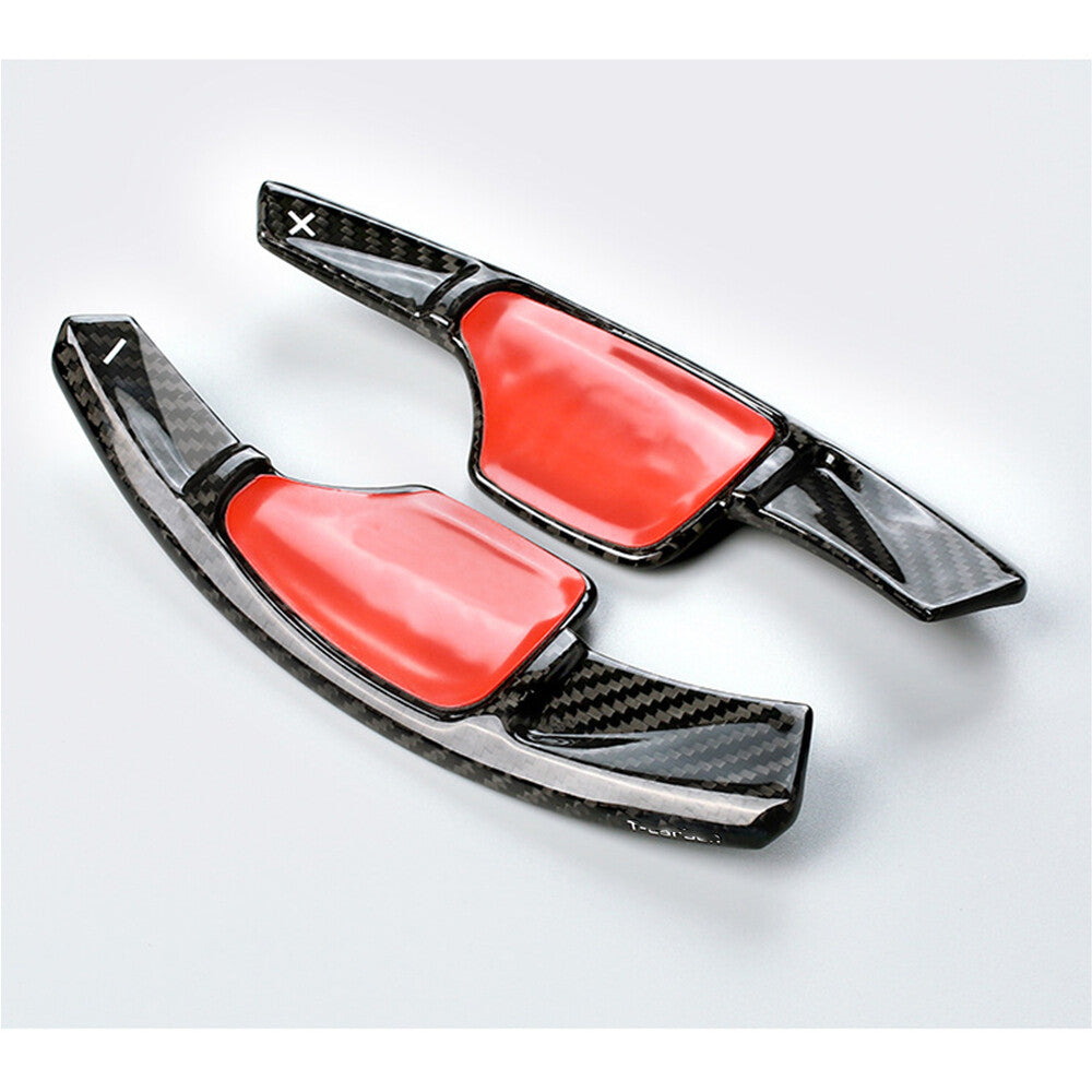 Carbon Fiber Steering Wheel Paddles Shifter for Cadillac XT4 XT6 CT4 CT5 2020-23