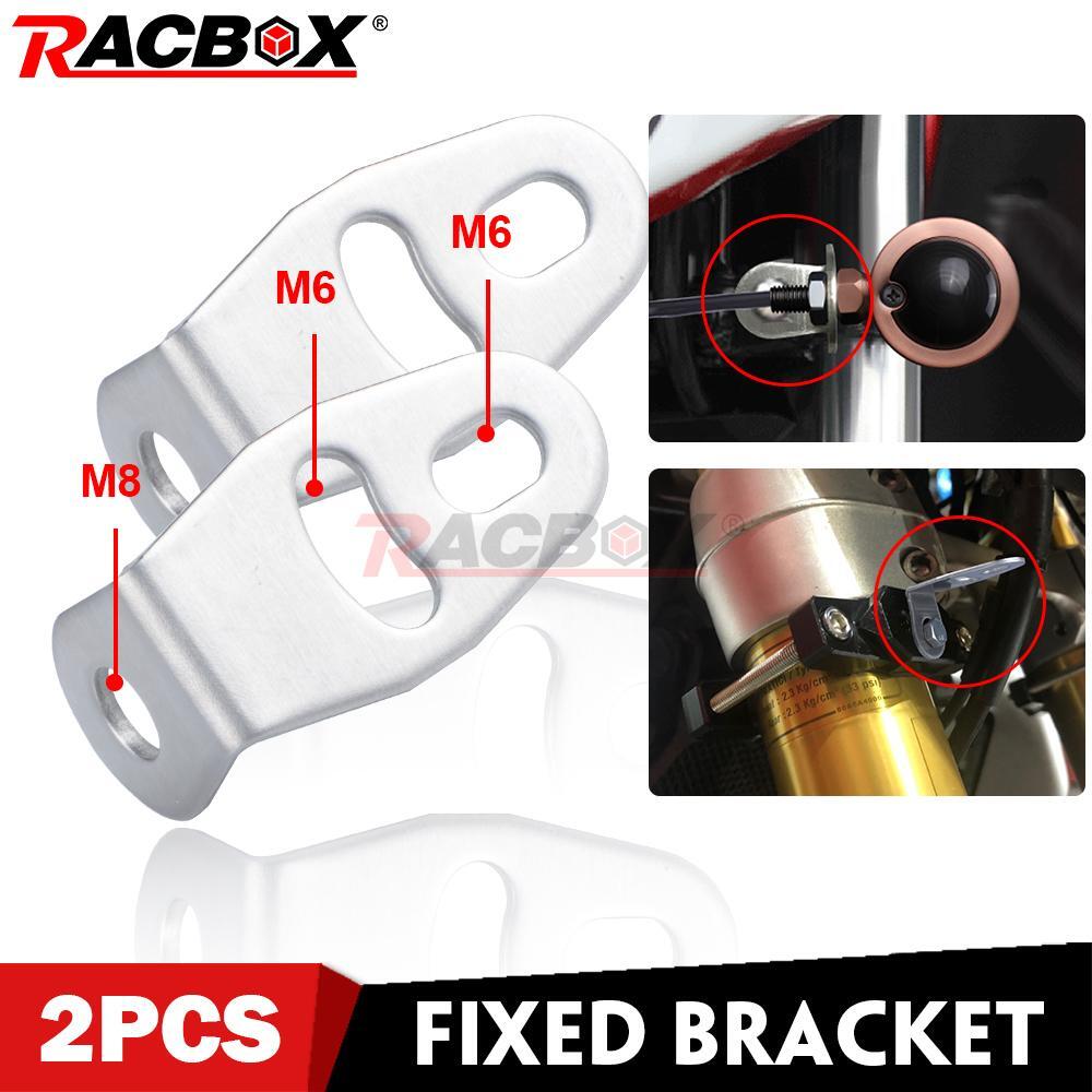 2PCS Mount Bracket Motorcycle Headlight Spot Light Turn Signal Clamp Holder Kit