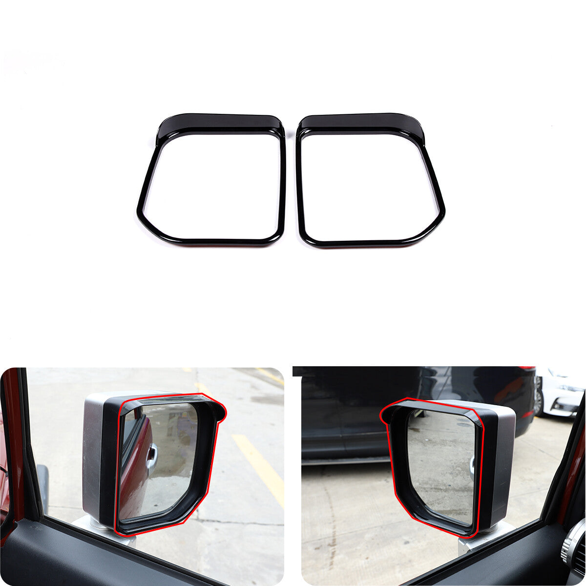 Red alloy center console gear shift ring trim suitable for the 2022  for ford  Maverick.