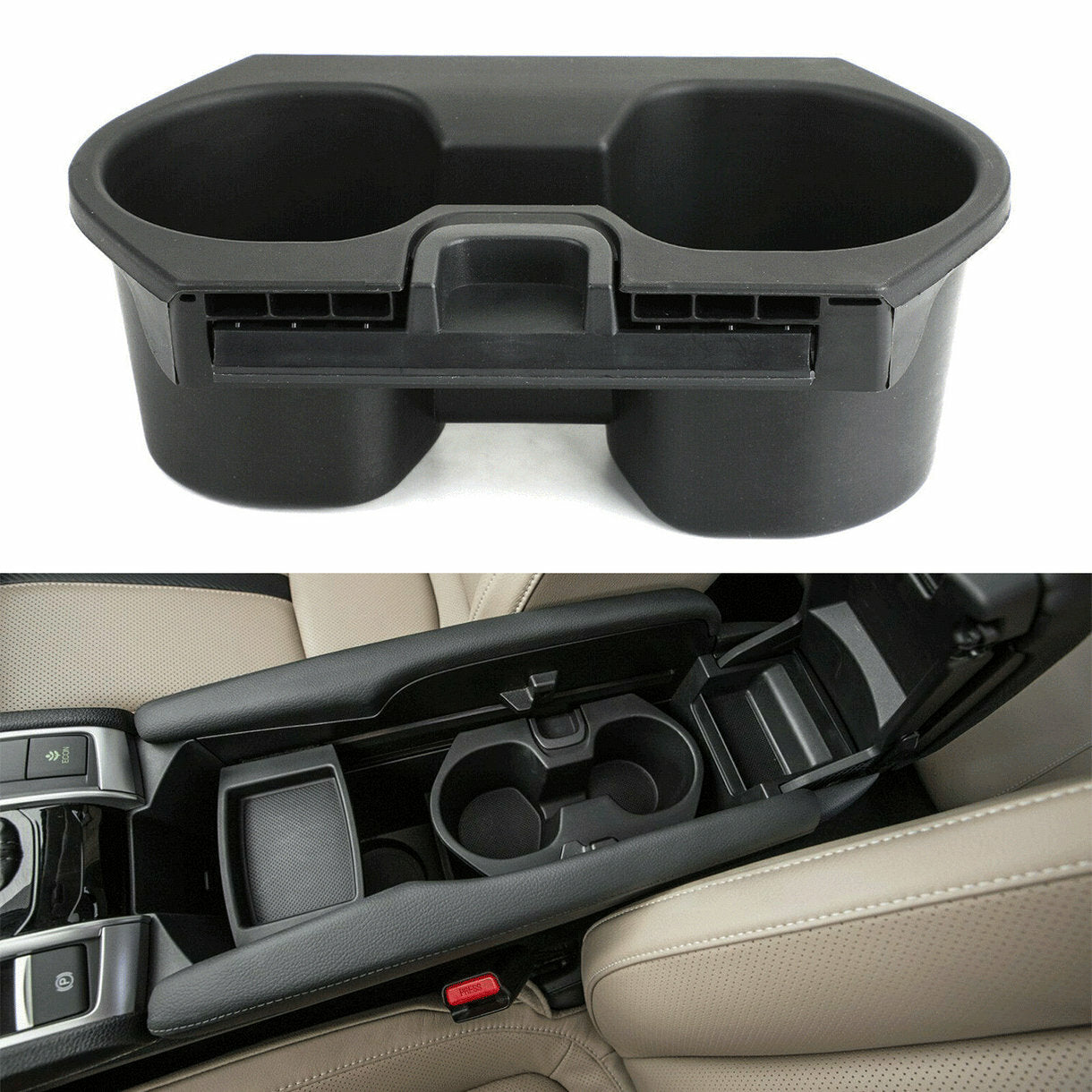 Cup holder/drink holder assembly suitable for 2016-2018 for Honda for Civic 83446TBAA01ZA- n