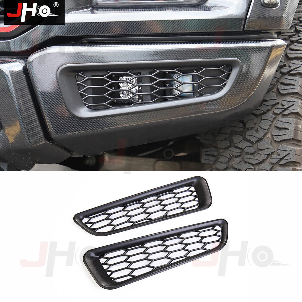 Car Front Bumper Fog Light Fog Lamp Cover Bezel Trim for Ford F150 2017+
