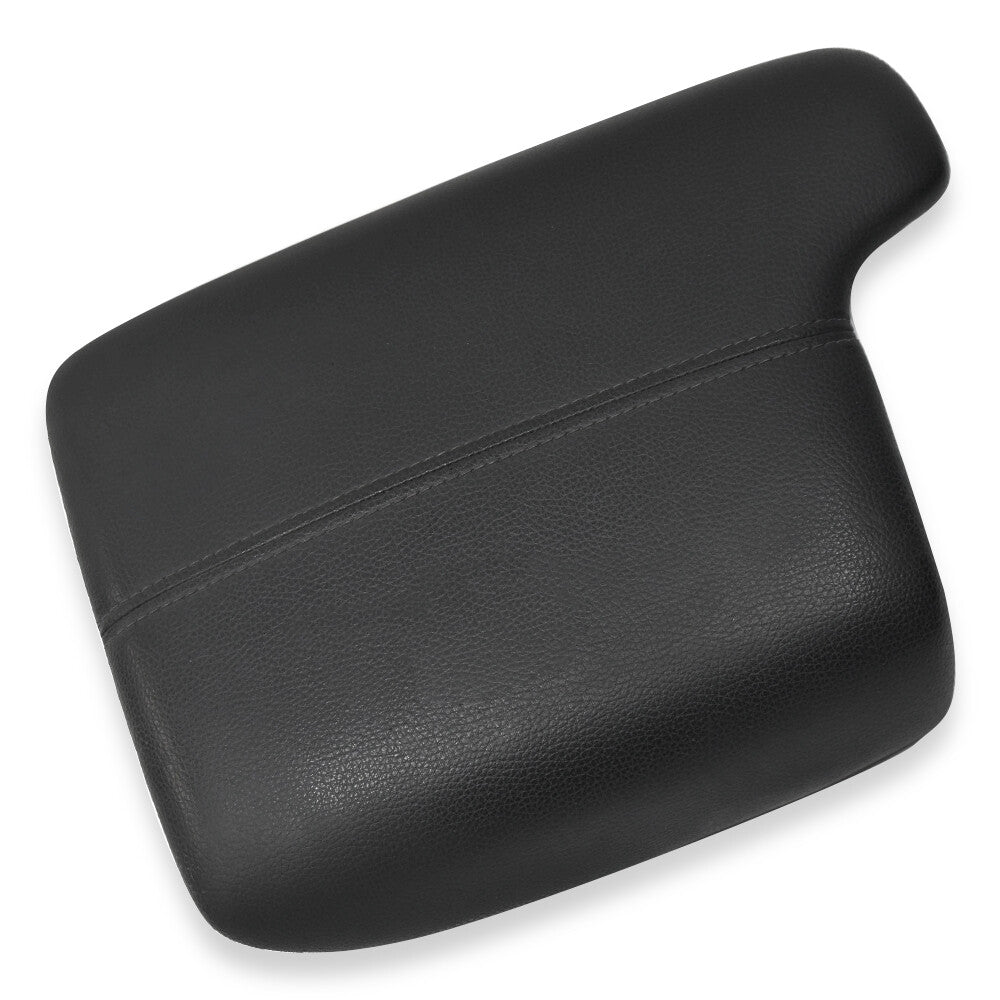 Car Center Console Armrest Lid Cover Synthetic Leather Black for Accord 2013-17 Q