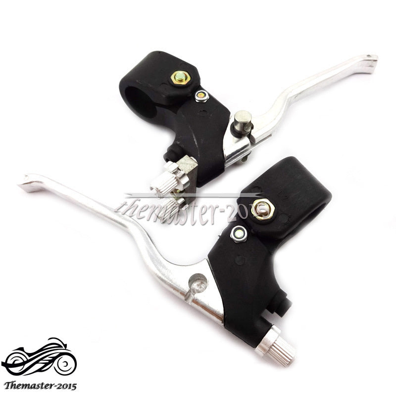 Right Dual Twin Brake  Left Lever For 47 49cc Water Cool Pocket for Mini Bike ATV Q
