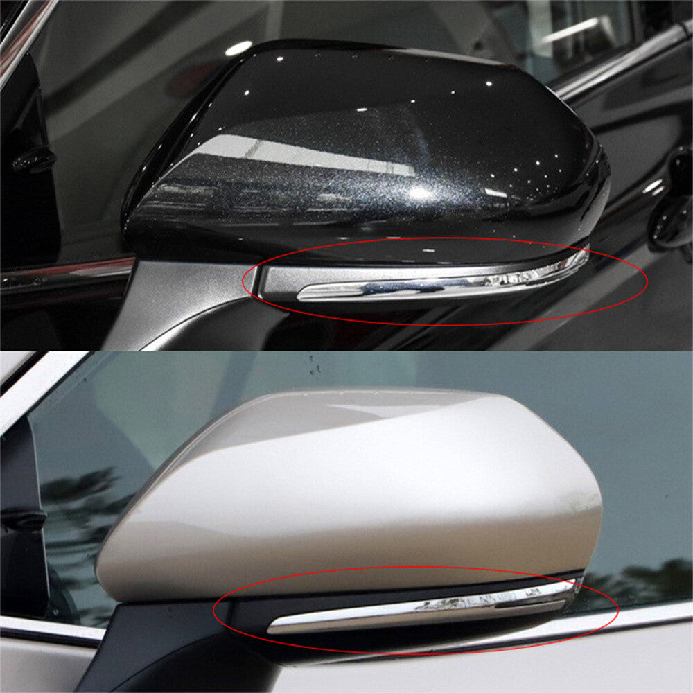 For 2019 - 2023 for Toyota for Camry Front Left Side Rearview Mirror Molding Trim Chrome