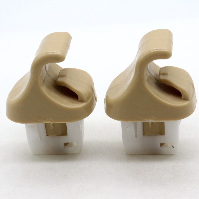 2-Pack Beige Sun Visor Clips (Left and Right) 88217TA0A02ZB Suitable for Honda Accord 2008 - 2012