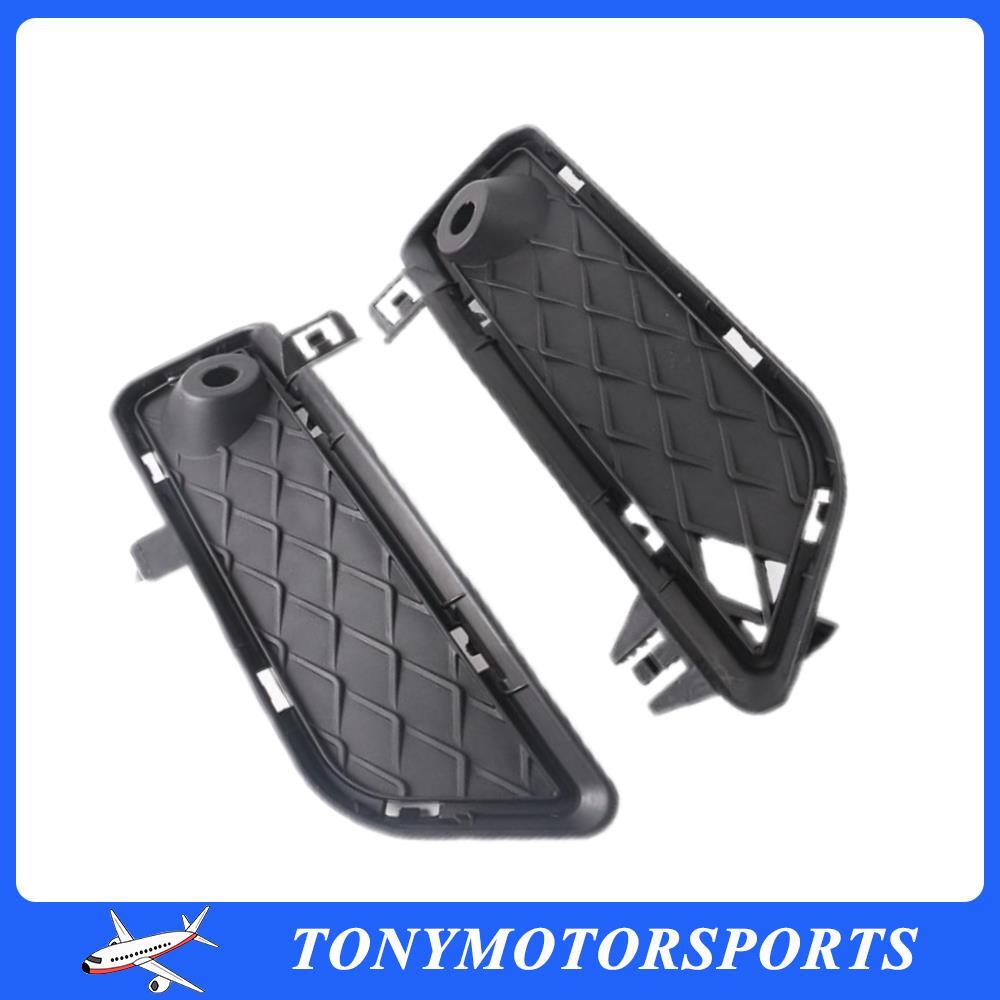 Pair Front Bumper Outer Closed Grid Cover Left Right Side For 2009-2015 X3