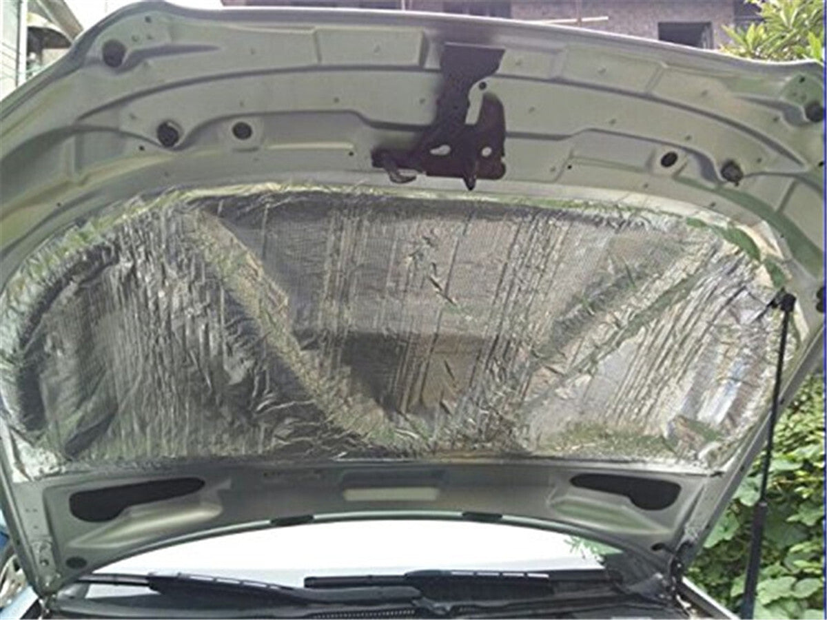 10mm Fireproof Sound Deadener Heat Insulation Mat For Car Hood Engine Bay Trunk