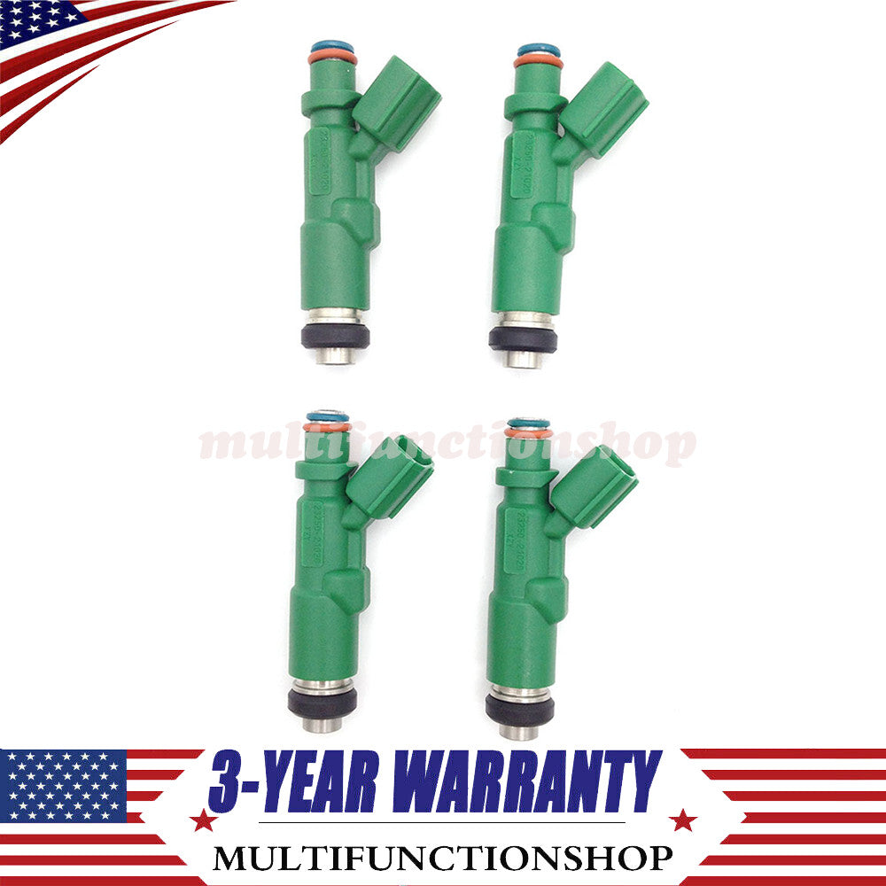 4pcs Fuel Injectors 23250-21020 For 01-09 for Toyota Prius Echo for Scion XA XB 1.5L-L4
