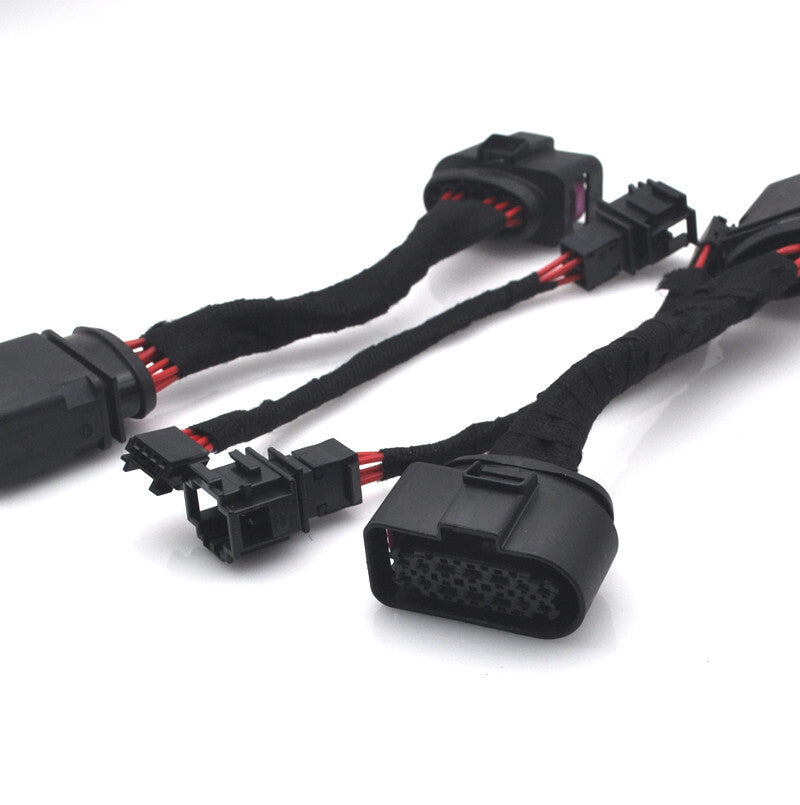 Retrofit facelift LCI tail head light cable adaptor for Audi Q5 8R Pre 2008-2012 v
