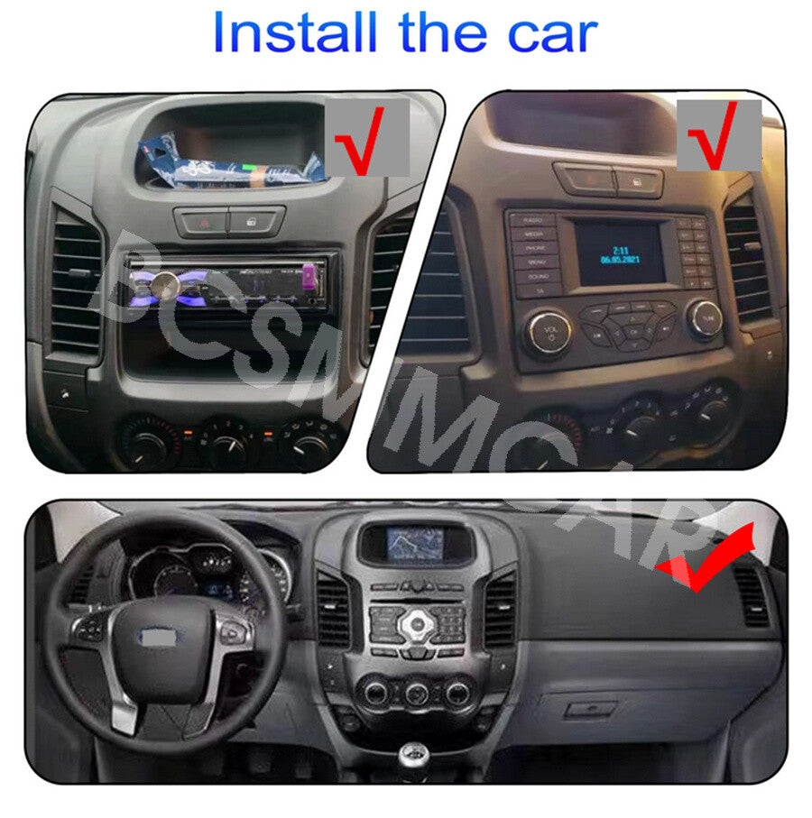 Fit for Ford Ranger 2011-2015 Android Car Radio Bluetooth Multimedia GPS WiFi