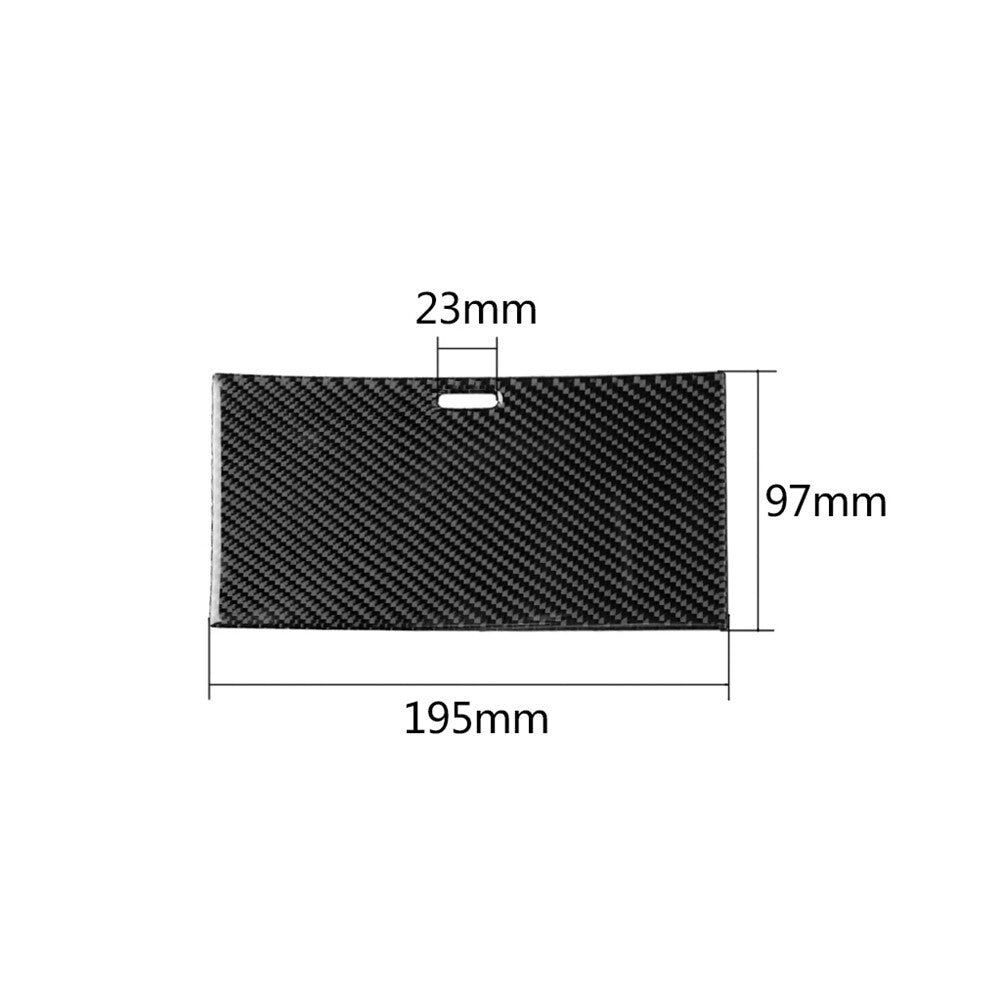 2X Red Carbon Fiber Door Speaker Outer Frame Cover Trim for KIA Cadenza 2014-16 v