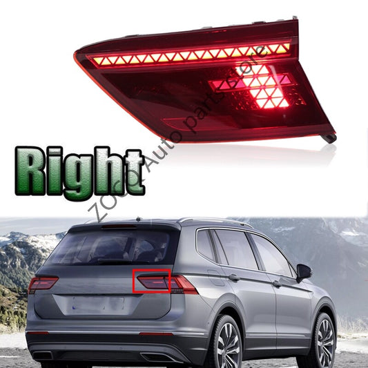 Right for VW for Tiguan 2017-2021 Inner Rear TailLight Turn Signal Light Brake Light v