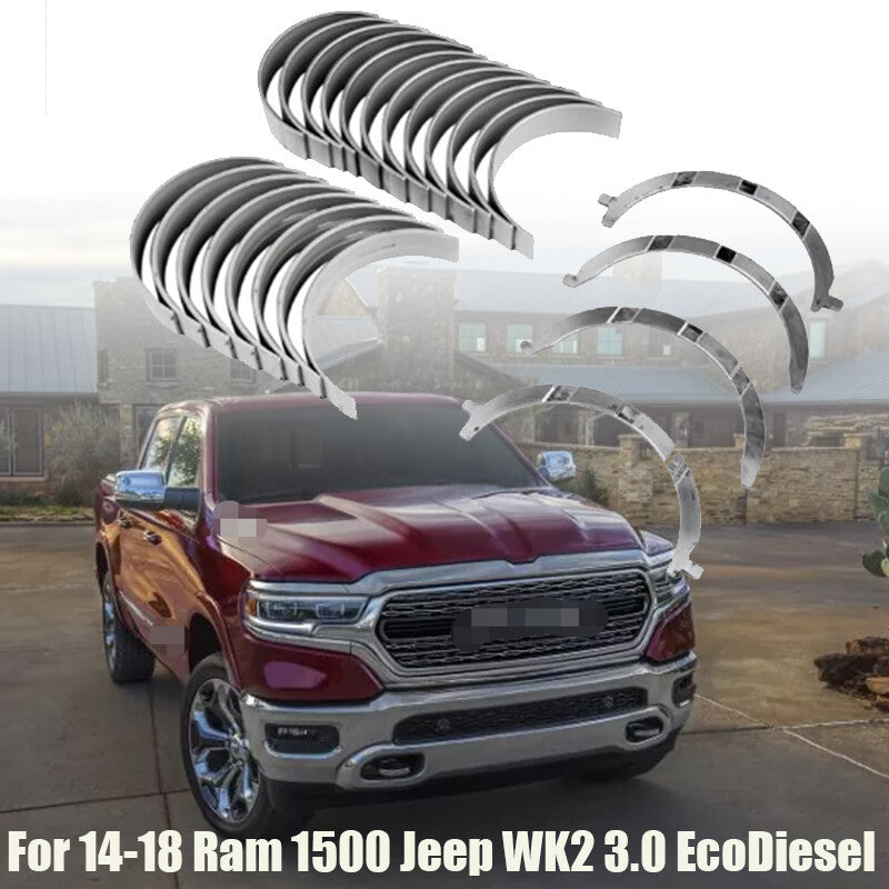 Crankshaft thrust rod bearing kit for 14-18 for Ram 1500 for Jeep WK2 3.0 EcoDiesel Q