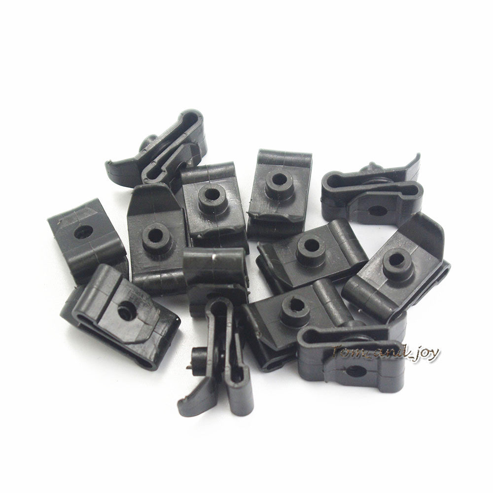 20pcs Bumper Fender Nylon Clip U Nut 12 Screw Retainer 90467-05114 for Toyota