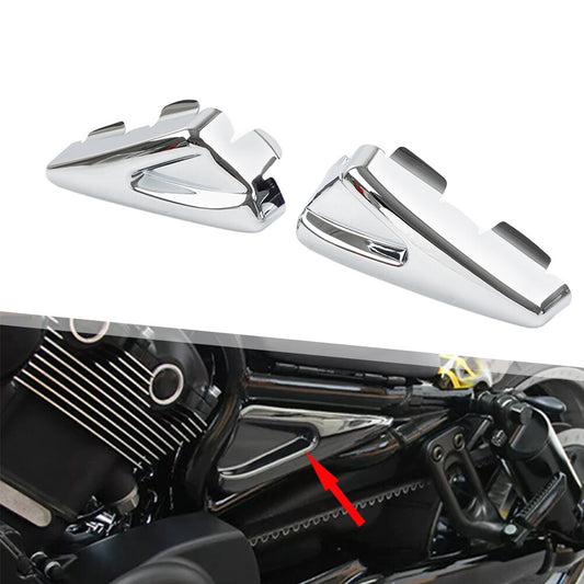 Chrome Side Frame Tank Covers for Harley V-Rod Muscle 09-17 Night Rod 07-11 Q