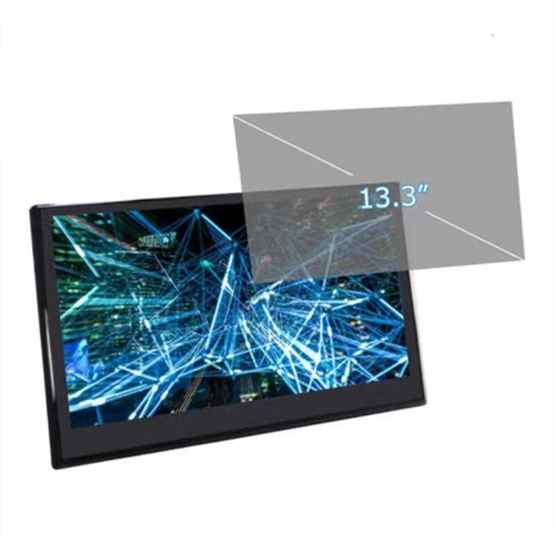 2x 13.3 Android Car Headrest Monitor Video Touch Screen WIFI Bluetooth Player