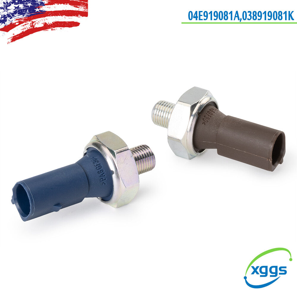 2Pcs Fits for VW for PASSAT 2012-2015 for Passat Oil Pressure Sensors Brown & Blue Switch Q