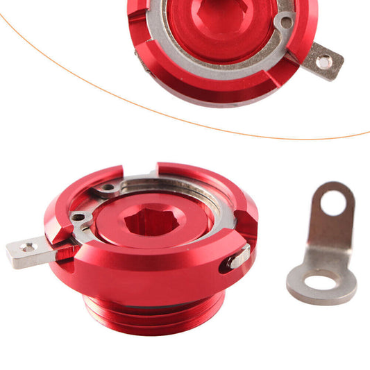 for BMW S1000RR 2009-2013 2010 2011 2012 M24 x 2.0 Red Oil Filler Cap Set Q