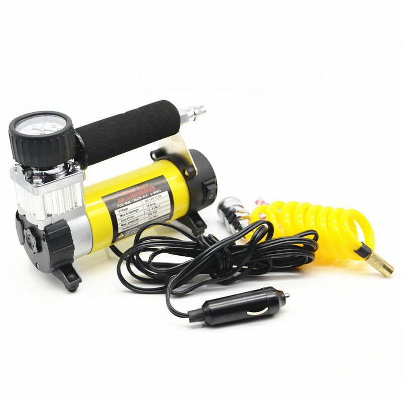 Electric 12V 100PSI Auto Tire Tyre Inflator Tool Car Wheel Air Pump Compressor