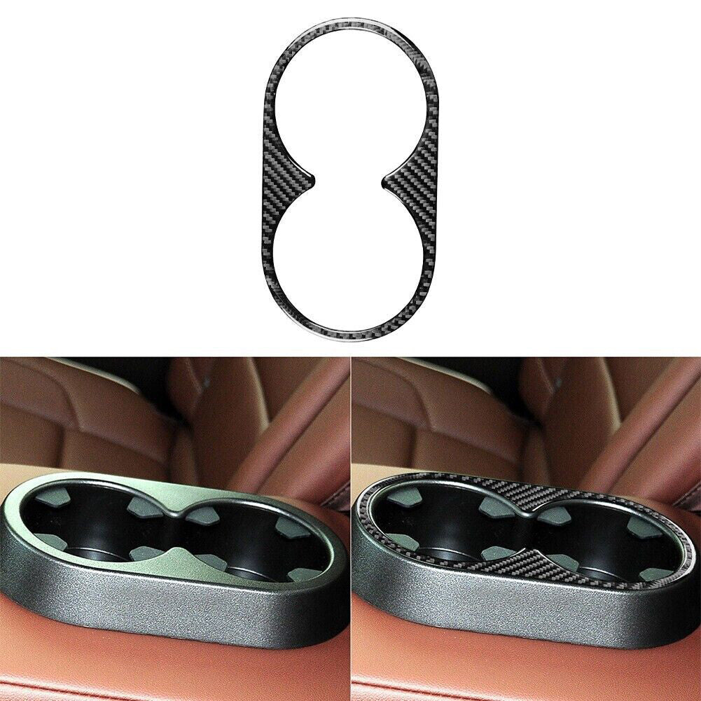7Pcs Carbon Fiber Rear Console Trim For Silverado/tahoe/ for sierra 2007-2014 Type A v