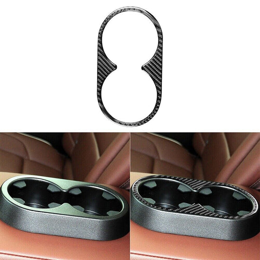 7Pcs Carbon Fiber Rear Console Trim For Silverado/tahoe/ for sierra 2007-2014 Type A v