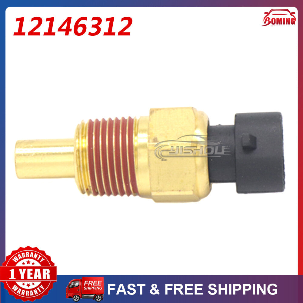 12146312 Engine Coolant Temperature Sensor Water Temp Sensor fit for Chevy for GMC for Honda Q