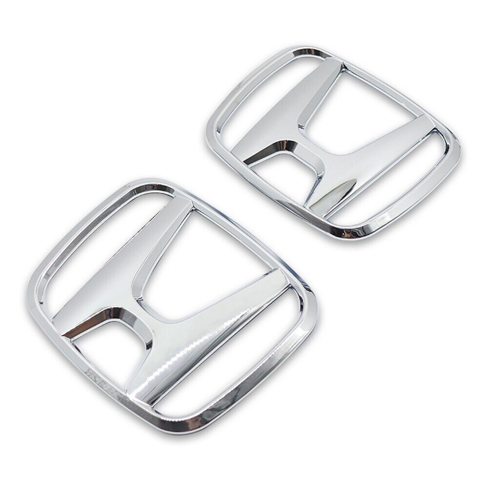 Adjustable silver badge for front and rear decals on for Civic FC 2016-2021.