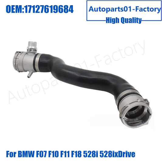 Aluminum Connector Radiator Cooling Hose for BMW F07 F10 F11 F18 528i 528ixDrive