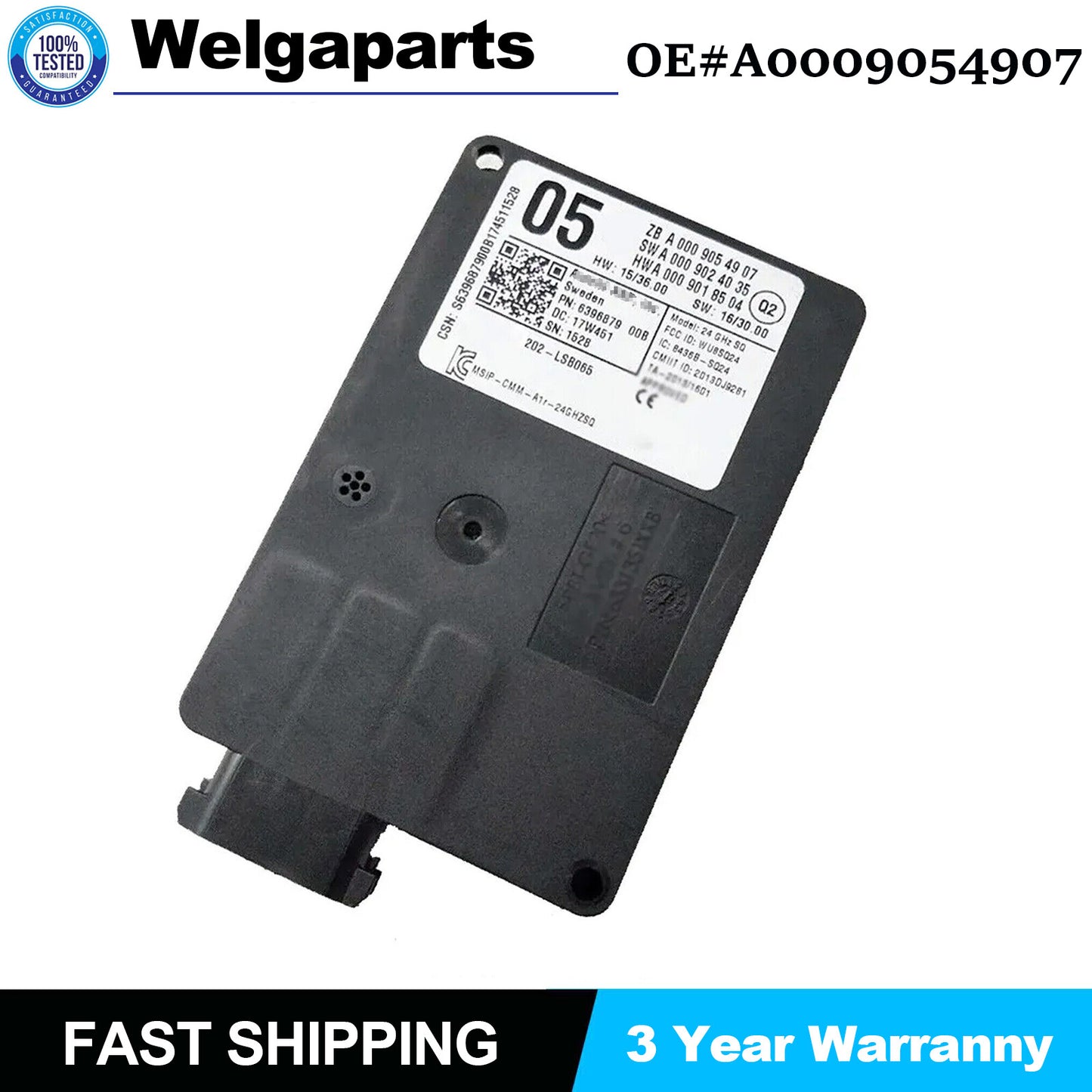 Fit for Mercedes-Benz GLC300 SLC300 Blind Spot Radar Sensor Module New A0009054907