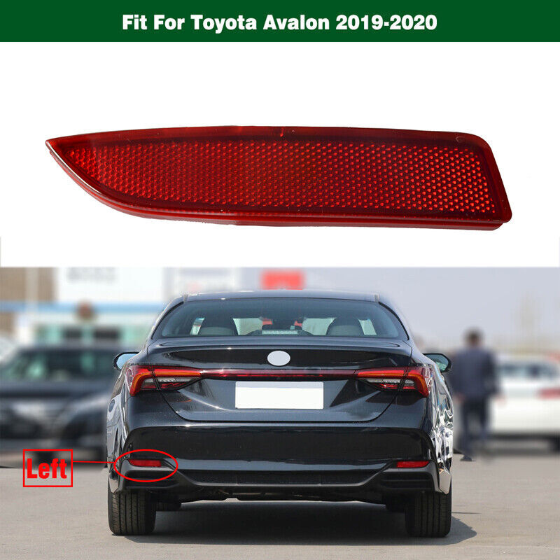 1Pcs Left Side Rear Bumper Reflector Lamp Light Fit for Toyota for Avalon 2019-2020 Q